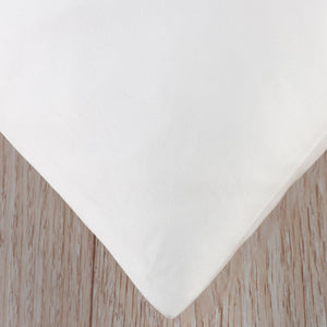Pure combed cotton 400 thread count Egyptian Cotton pillow case in white with oxford satin stitch trim. Sold by SR Amenities Hotel and Spa Supplies at www.sramenities.co.za