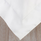 Pure combed cotton 600 thread count sateen construction duvet cover in white with oxford baroque trim. Sold by SR Amenities Hotel and Spa Supplies at www.sramenities.co.za