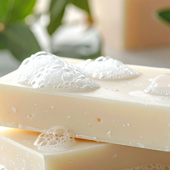 Linen Drawer 220gram Boerseep soap bars with bubbles. Sold by SR Amenities Hotel & Spa Supplies.