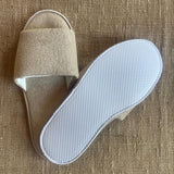 Washable stone terry towel open toe slipper. Shop at ww.sramenities.co.za