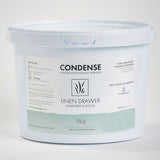 Tub containing Linen Drawer's Condense Specialised Washing Powder 5 Kg sold by SR Amenities Hotel & Spa Supplies.