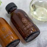 Healing Earth Lemon Verbena Shampoo 100ml amber glass. Supplied by SR Amenities Hotel and Spa Supplies