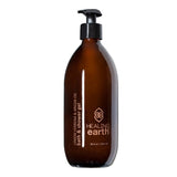 Healing Earth lemon verbena & argan oil bath & shower gel in a 500ml in amber glass bottle. Sold by SR Amenities Hotel and Spa Supplies.