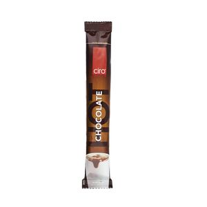 Ciro Hot Chocolate in single-serving sachets. Pack size: 200 x 25 g. Sold by SR Amenities Hotel and Spa Supplies. www.sramenities.co.za