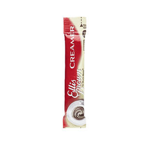 Ellis Brown non-dairy creamer for tea and coffee in single-serving sachets. Pack size: 200 x 4 grams Sold by SR Amenities Hotel and Spa Supplies. www.sramenities.co.za